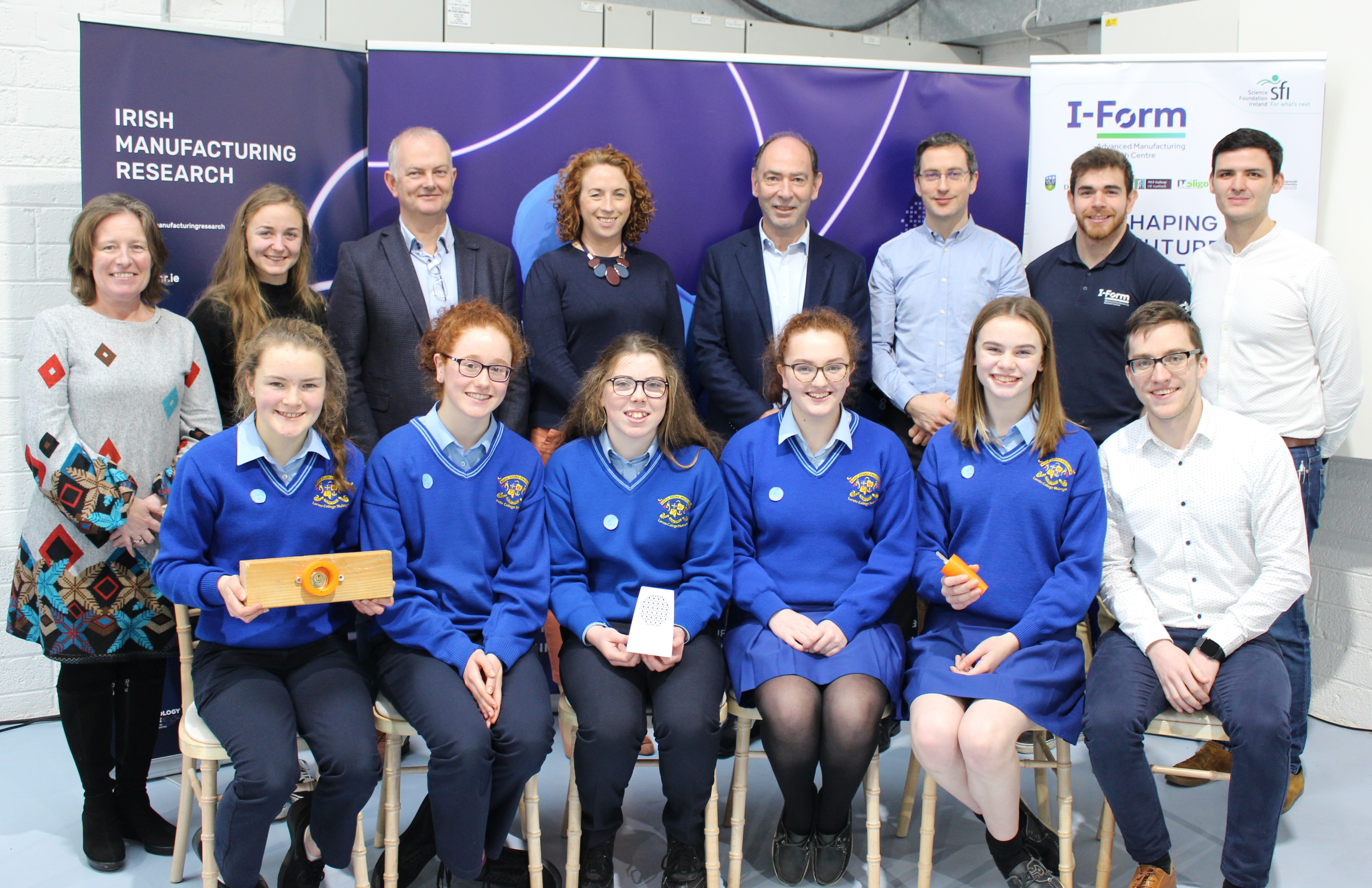 Mullingar students celebrate victory at the ‘Shaping Your Future’ final